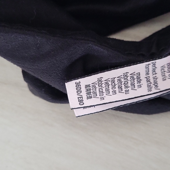 Body By Victoria's Secret Push Up Padded Black Bra Women's Black Bra 36DD - Picture 6 of 10